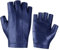 Harssidanzar Fingerlose Fahrhandschuhe Outdoor Sport Half Finger Handschuhe für Damen KL028EU,Marine,Größe M