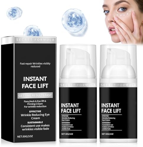 Harvey Ross Instant Lift Plus Cernes, 2 Stück Instant Face Lift Cream, Instant Eye Lift Cream, Removes Eye Bags Lifting Augencreme, Dark Circles and Wrinkles, Firming Skin Cream