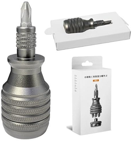 7 in 1 Mini Screwdriver Titanium Screwdriver 1/4 Inch Magnetic Phillips Torx Screw Driver Bit Kit Home Repair Tools