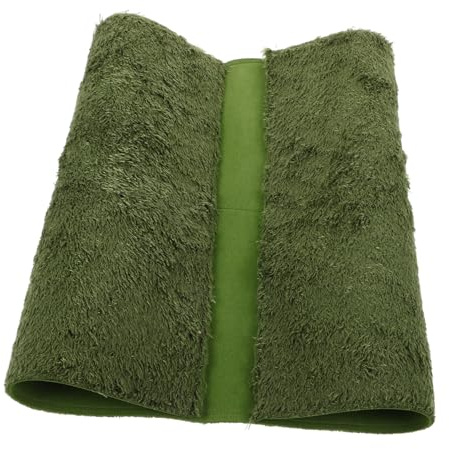 VANZACK Tappeto Tappeto Imitazione Prato per Terrario per Rettili Substrato in Fibra Verde Buona Tenuta per Lucertole e Tartarughe in Terrario