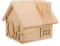 OFFIGAM Holz Spardose Im Haus-Design Für Junge Mädchen Retro Geldspardose Aus Kiefernholz DIY Münzaufbewahrung Multi-funktionale Sparbank Für Kinderzimmer Dekoration