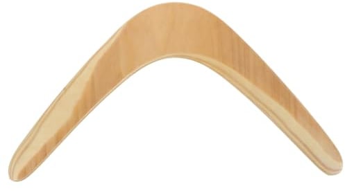 BESPORTBLE Boomerang Flying Disk – Handgefertigtes Outdoor-Spielzeug Aus Naturholz FüR Garten Park & Familien-Spaß Ideal FüR Kinder Ab 3 Jahren