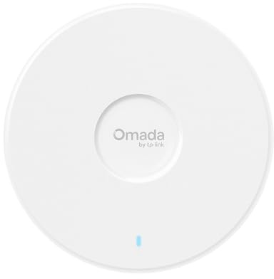 TP‑Link Omada EAP770 - Punto di accesso WiFi 7 Tri-banda da soffitto, fino a 11 Gbps, porta 2,5 GbE, PoE, Mesh, Roaming Continuo