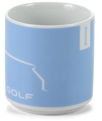 Volkswagen Golf Collection 5HG069601D Coffee Cup 250 ml Porcelain Light Blue/White