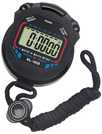 Ejoyous Digital Sport Stoppuhr Timer, Digitale Stoppuhr mit Großem Display Sport Stoppuhren mit Wecker Kalender Woche für Trainer Schiedsrichter Basketball Laufen Schwimmen