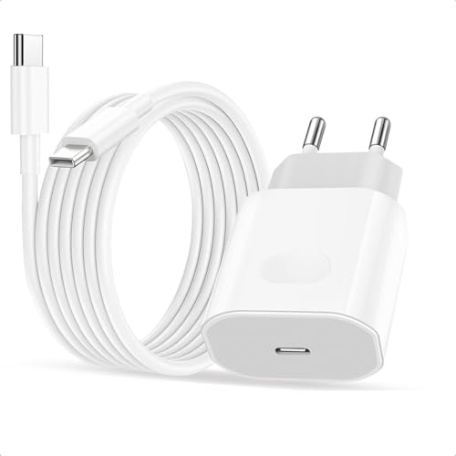 40W USB C Ladegerät Ladekabel für iPhone 17 16 16e 15/17 16 15 Pro/17 16 15 Pro Max/Plus,iPad Pro/Air/A16/10.Generation, USB C Adapter Netzteil Stecker Schnellladegerät mit Kabel Schnellladekabel 2M