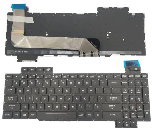QWCOZSY Für Laptop-Tastatur US-Layout für Asus ROG Strix GL503GE GL503VD GL503VM GL703GE GL703VD GL503 GL503V GL503VS