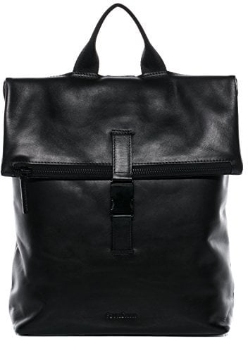 FEYNSINN großer Ruckack echt Leder - 15.4 Zoll Laptop Lederrucksack MATS - Rucksack mit Laptop-Fach - Lederrucksack Herren und Damen schwarz handgefertigt