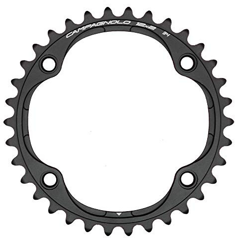 Campagnolo Unisex – Erwachsene Super Record Kettenrad, Schwarz, Einheitsgröße