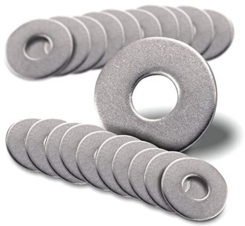 PROTECH 20 Stück Große Unterlegscheiben M12 Edelstahl A2 DIN 9021 V2A Rostfreie Karosseriescheiben Beilagscheiben U-Scheiben mit großem Außendurchmesser