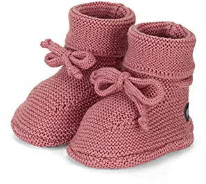 Sterntaler Baby-Mädchen Schleife Strick-Schuh, Rosa, 17-18 EU