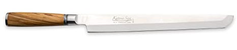 Katana Saya 27cm Sashimi Knife, 67-Layer VG-10 Damascus Stainless Steel, Olive Wood Handle
