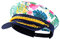 Admiral Captain Hats Rosa Sailor Kostüm Mütze Einstellbare Hut Marine Cap Hut Für Frauen Männer