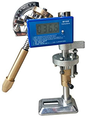 Hochpräzise Winkel Digitalanzeige Edelstein Schleifmaschine, Manipulator Edelstein Facettiermaschine Griff (Aktualisierte Version, 80 Index Getriebe)