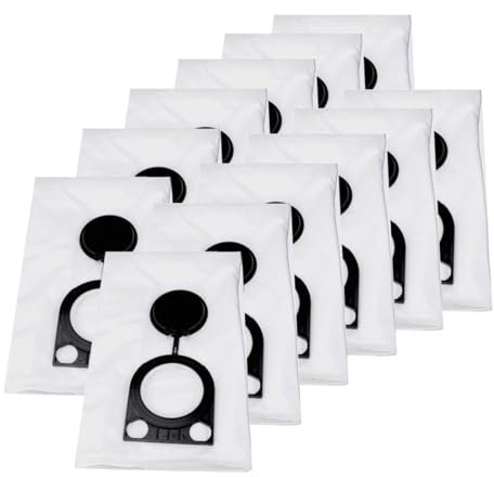 Lot de 12 sacs d'aspirateur pour METABO ASA 32L Bosch 2605411167 AR-1225 ASR 25L SC HS A-1432 EWSR FBV 20