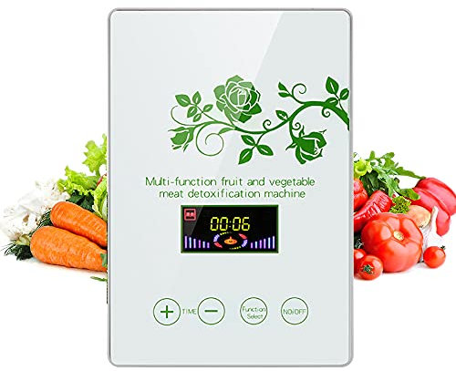 Ozon Gemüse Obst Sterilisator Ozongenerator Ozonisator 600mg/h LED Anzeige Ozone Luftreiniger Geeignet für die Produktion von Trinkwasser, Obst und Gemüse, Fleisch