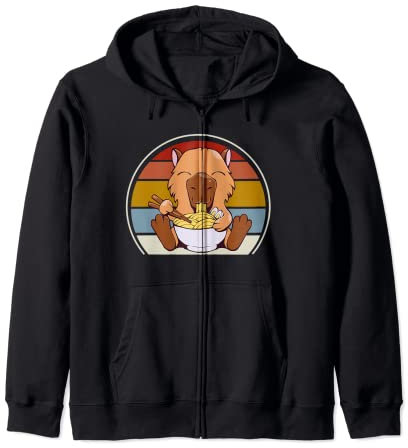 Gefülltes Capybara Capy Bara Capibara Stuff Cappy Barra Kapuzenjacke
