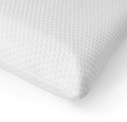 Mister Sandman Ergonomisches Kissen 40x80, Nackenkissen mit Comfort Kissenbezug, Visco Kissen perfekt geeignet für Bauchschläfer, Rückenschläfer und Seitenschläfer, Memory Foam Kissen