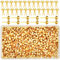 EuTengHao 700Pcs Messing-Befestigungselemente Scrapbooking Brads Runde Kopf Messing plated Fasteners für Handwerk Kunst Crafting Schule Projekt dekorative Scrapbooking DIY Supplies