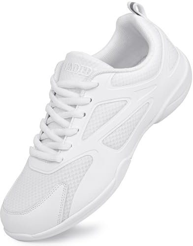 CADIDL Cheer Shoes Damen Weiß Cheerleading Tanzschuhe, Ld24-women, 39 EU