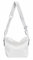 Damen Tasche Shopper Hobo Bags Crossbody Schultertasche Umhängetasche Handtasche Gürteltasche Crossover Kunst Leder Weiß V1