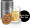 Geschenk für Papa Whisky Gläser Personalisiert Vatertagsgeschenke für Papa Whiskey Geschenke für Männer Papa Geschenk Geburtstag Weihnachten Vatertag Von Tochter Sohn Vater Whisky Gläser Geschenkset 5