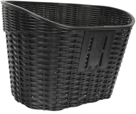 TOKIDNY Fahrradkorb Aus Geflochtenem Material Vorne Am Lenker Befestigbar Tragbar Und Abnehmbar Für Gemüsetransport Und Outdoor-einsätze Langlebig Und Einfach Zu Montieren