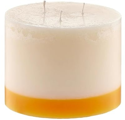 Ginger & Lime - Original Organics 3 Wick, Luxury Cosy Scented Candle for The Home - Hand Poured 100% Recycled Wax - Up to 80 Hours Burn Time, Gift for Men and Women