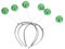 PAMINGONO 3St Kopfschmuck für Weihnachten Kugelkopf-Bopper Weihnachtskopfschmuck Die Kreativer Haarschmuck für Weihnachten Haarschmuck für besondere Anlässe dekoration weihnachten deko Green