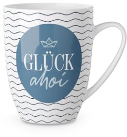 LaVida Becher für Dich 250 ml, Glück ahoi, maritim
