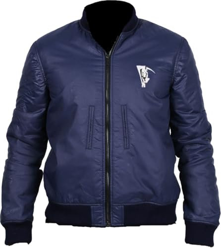 PROMENADE CHIC WD2 Gaming Baichoo Cosplay Jacke, Blau: Echtleder, XL
