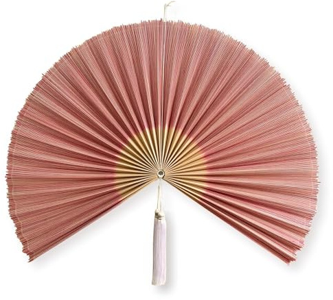 ChumDecor Fan Wall Decor,Large Bamboo Fan Wall Art For Boho Hanging Headboard,Decorative Folding Fans For Over Bed Decorations