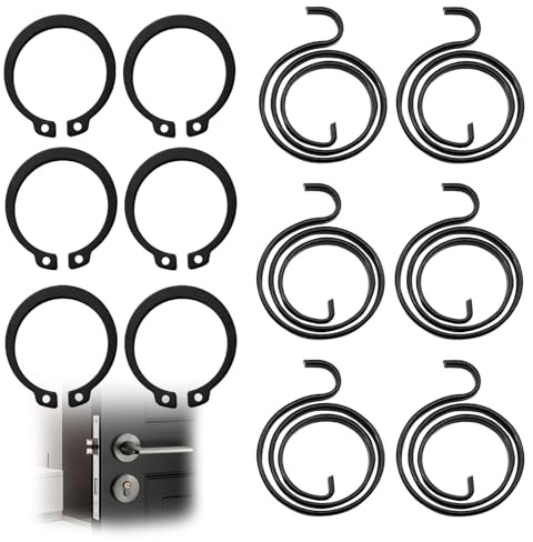 Door Handle Spring Replacement Kit, Universal Hardware Door Handle Spring Replacement Repair for Internal DIY Lever on Rose Doors Home Repairing Sagging Door Latch