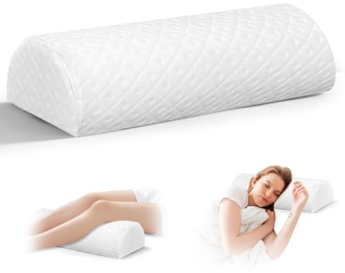 Kniekissen für Seitenschläfer, Ergonomisches Beinkissen & Nackenkissen aus Memory Foam, Lagerungskissen für Knie, Rücken & Hüfte, Vielseitig verwendbar als Nacken-, Lenden-, Bein- und Knöchelkissen