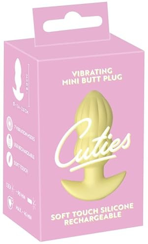 Cuties Vibrating Plug Yellow