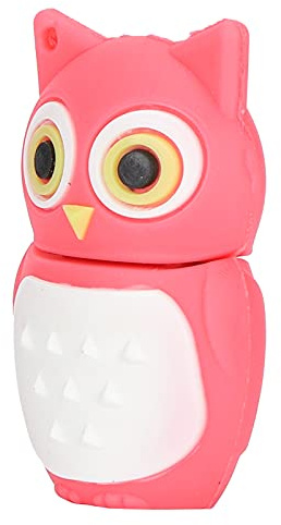 Bewinner Rosa Eulen-Cartoon-USB-Flash-Laufwerk, Neuartiger Speicherstick in Tierform mit Hochgeschwindigkeitsspeicher, Plug-and-Play, Niedlicher Dekorativer USB-Stick für Kinder, (32GB)