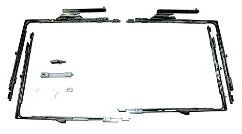 GU Schiebetür Beschlags Set 966 PSK 9mm Nutlage DIN Rechts (2x Eckumlenkung, 2x Schere 38741 RS, 1x Kupplung 9 30111,1x Fehlbedienungssicherung)