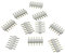 10x RGBW CCT LED Steckbrücke 6 Pin Steckverbinder 15x3mm Adapter Kupplung