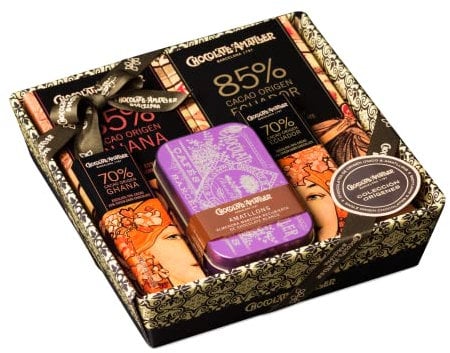 Chocolate Amatller Regalo Original (Caja Regalo de Chocolates Orígenes 211gr) Variados
