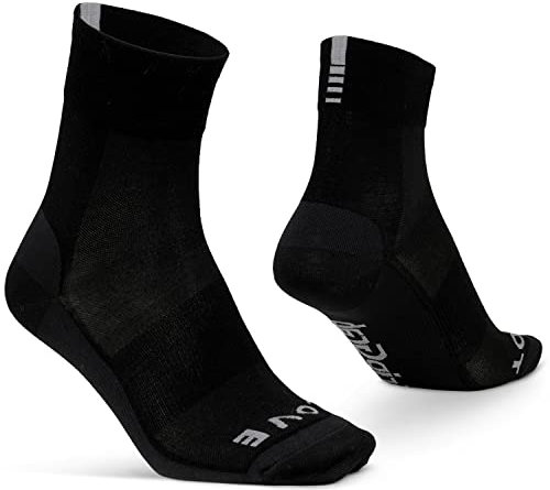 GripGrab Merino Lightweight SL Fahrrad Socken mit Merinowolle Atmungsaktive Gemütliche Ganzjahres Radsport Strümpfe