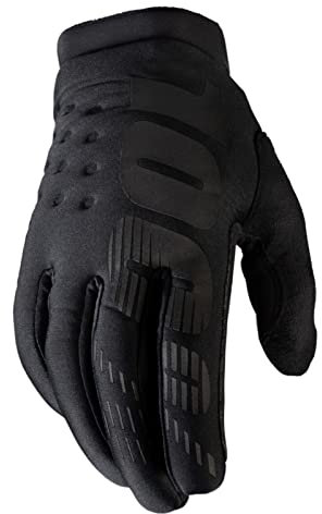 100% BRISKER Damen Handschuhe, Schwarz, M
