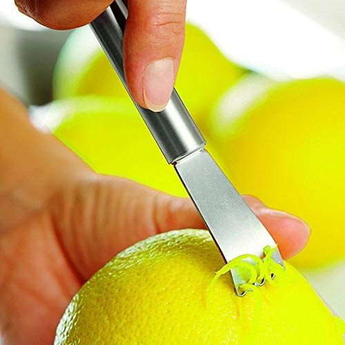 OISE ART STORE Trade Shop - Rigalimoni Raschia Agrumi Gratta Buccia Scorza Arance Limoni Acciaio