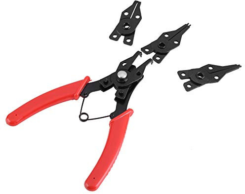Nikou Snap Ring Pliers Set - Retaining Clip Circlip Snap Rings Pliers Combination Clip Hand Tool, 4 in 1