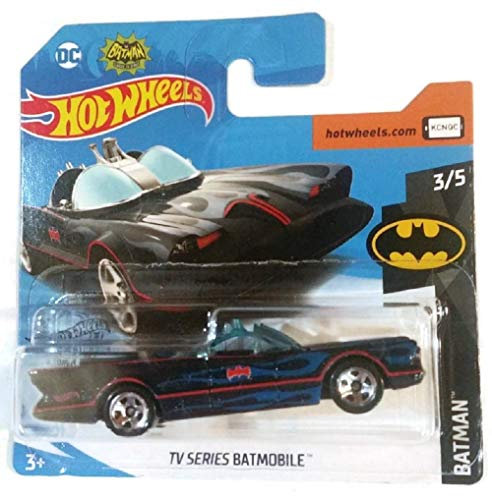 Hot Wheels TV Series Batmobile Blue Flames 1:64