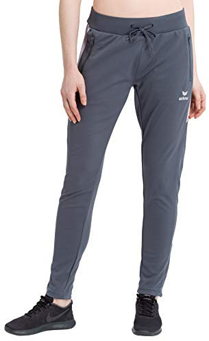 Erima Damen Squad Arbeits Trainingshose (1102006), Slate Grey/Silver Grey, 34