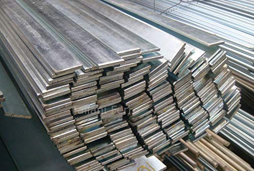 Barra di piatto in ferro zincato. Lunghezza 3 metri circa. Taliani Ferro (Sezione 60x5mm)