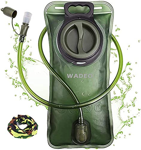 Poche Hydratation, Poche à Eau 2 L avec Système Anti-Fuite, Poche a Eau Sac a Dos Portable Réservoir d'eau sans Bpa Vessie D'hydratation pour Sport, Vélo, Camping, Escalade, Randonnée