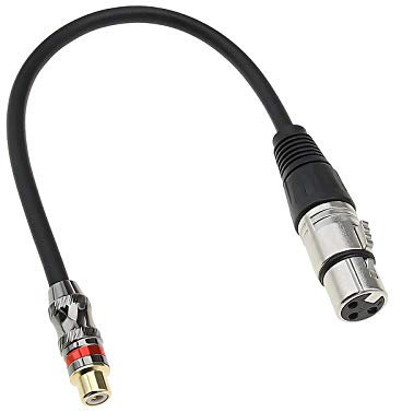Be In Your Mind Cavo Adattatore Convertitore RCA Femmina A XLR Femmina A 3 Pin 30 Cm Per Amplificatore Mixer Apparecchiature Di Registrazione Microfoni Audio Professionali