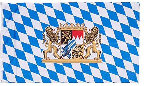 Fahne verscheidene Flaggen von Deutschland bis USA 90x150cm (Bayern (Bundesland))