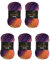 5 x 100g Wollbiene Batik 500 Gramm Wolle mit Farbverlauf mehrfarbig Multicolor Strickwolle Häkelwolle (5600 lila beere orange)